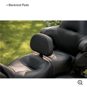 Harley-Davidson Smooth Style Adjustable Rider Backrest